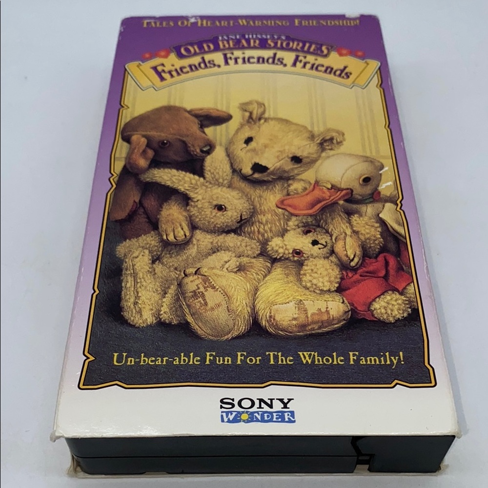 Jane Hissey’s Old Bear Stories Friends, Friends, Friends VHS Video